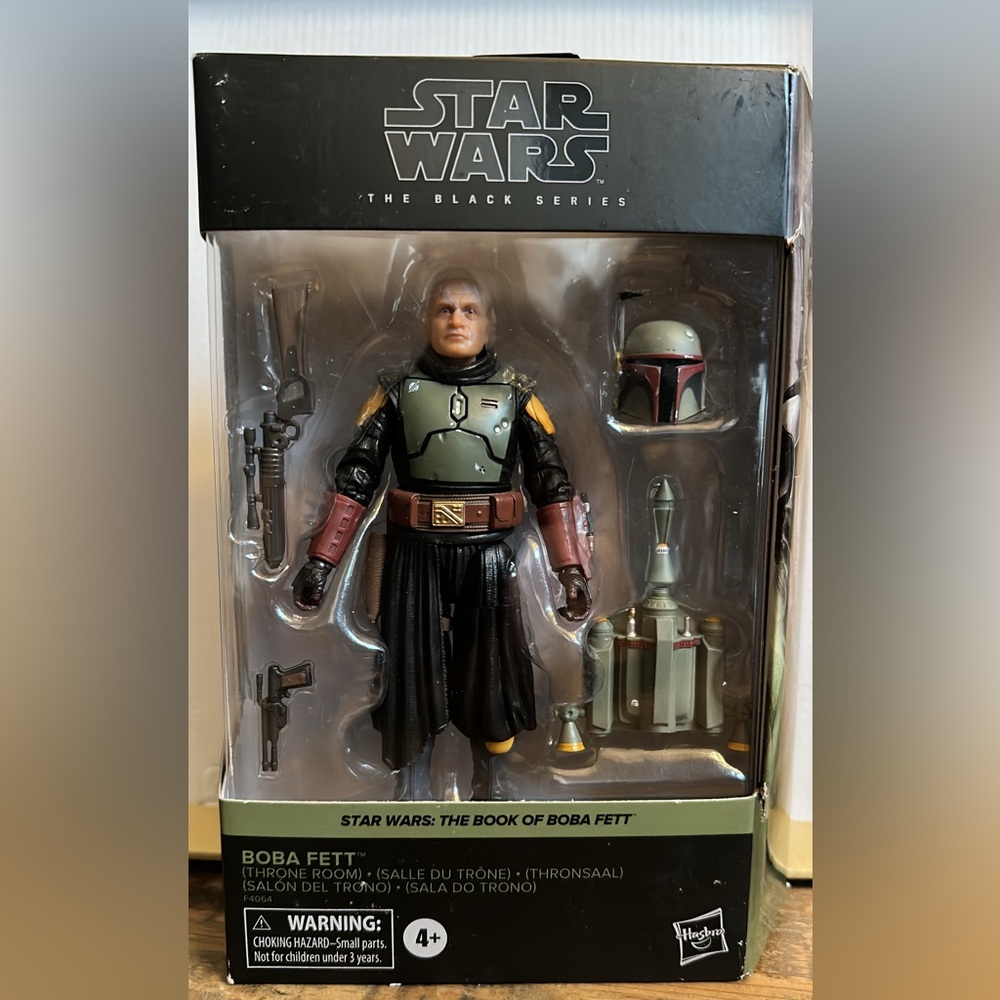 Star Wars Black Series Boba Fett Figure with Green Armor